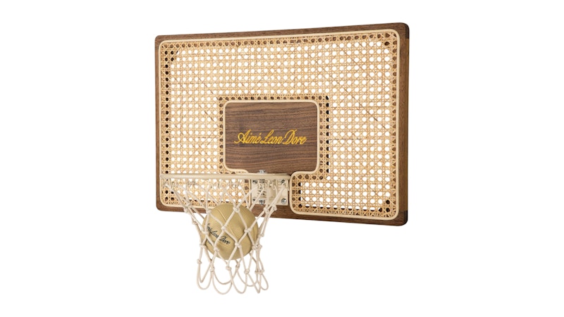 Aime Leon Dore Raffia Indoor Basketball Hoop Brown/Tan