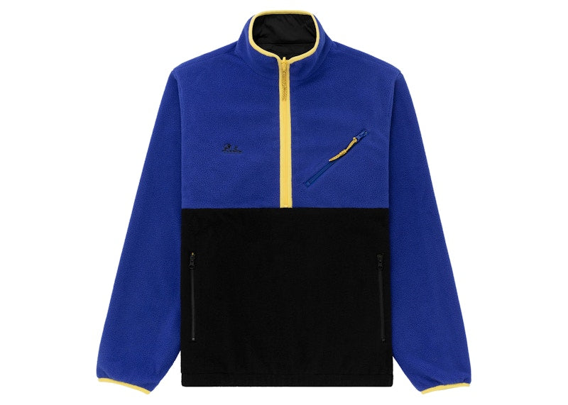 Aime Leon Dore Reversible Fleece Jacket Blue/Yellow