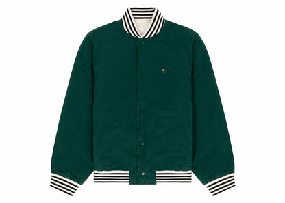 Aime Leon Dore Reversible Varsity Jacket Cream/Green