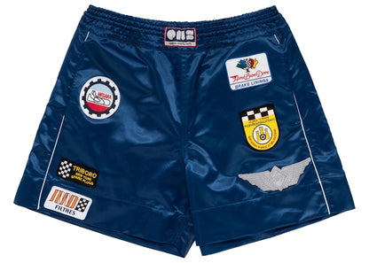 Aime Leon Dore Satin Pit Crew Short Navy
