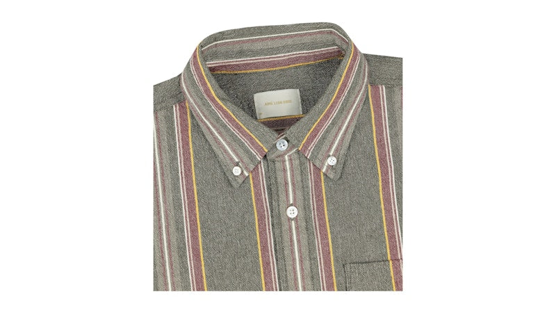 Aime Leon Dore Striped Crest Oxford Shirt Multicolor