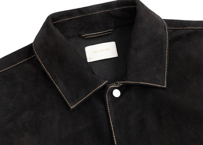 Aime Leon Dore Suede Shirt Black