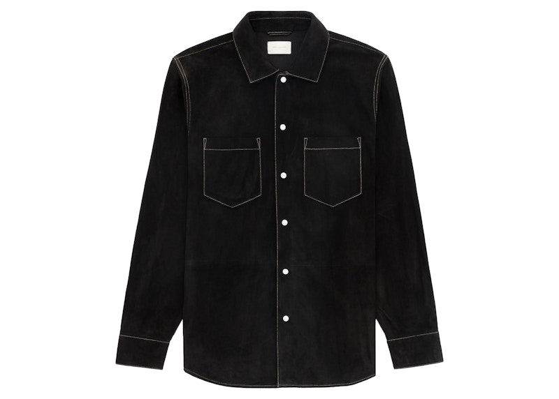 Aime Leon Dore Suede Shirt Black