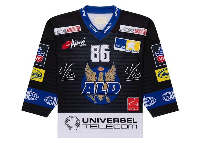 Aime Leon Dore Team Hockey Jersey Black