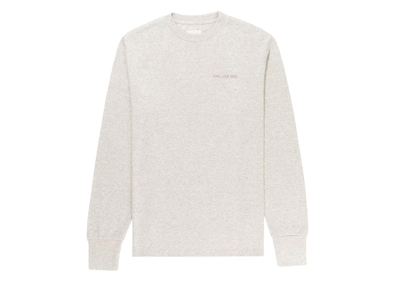 Aime Leon Dore Tonal Logo Long-Sleeve Tee Oatmeal