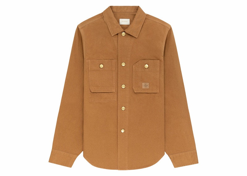 Aime Leon Dore Twill Work Shirt Tan