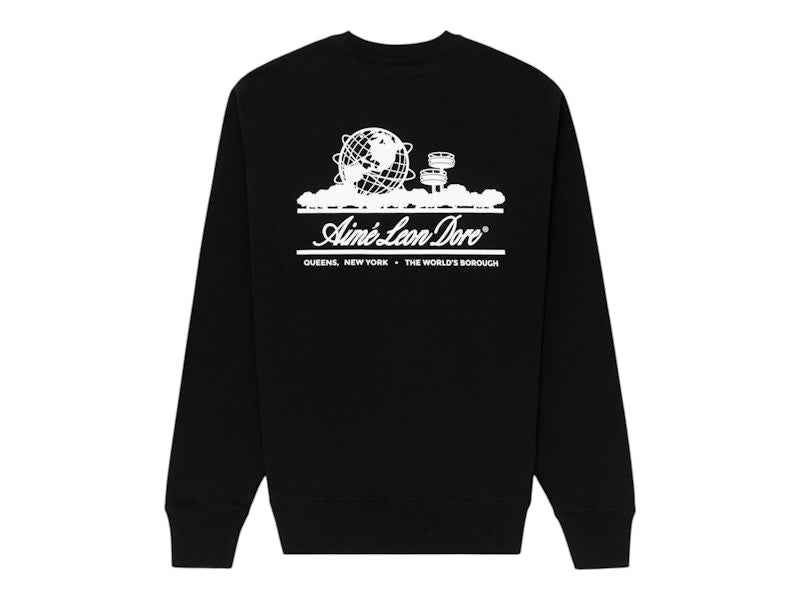 Aime Leon Dore Unisphere Crewneck Sweatshirt Black