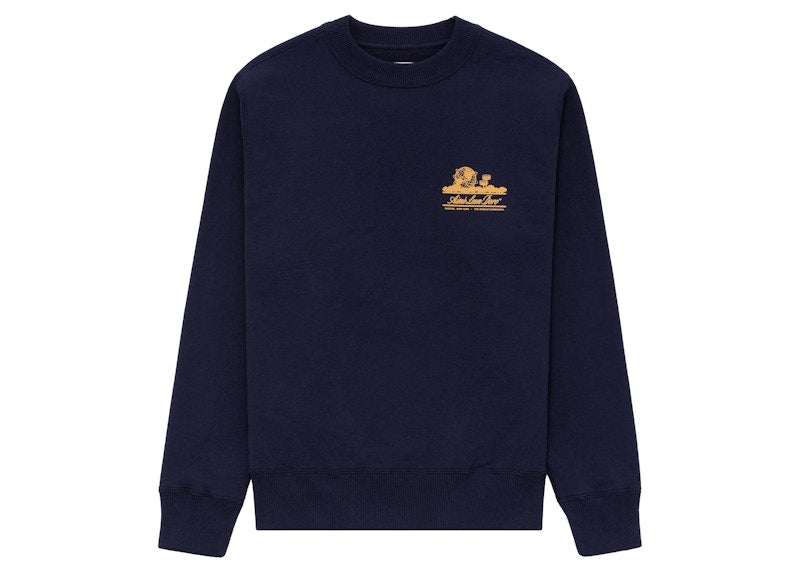 Aime Leon Dore Unisphere Crewneck Sweatshirt Navy