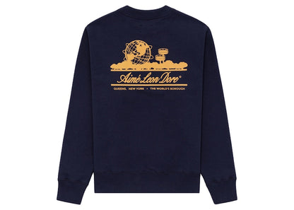 Aime Leon Dore Unisphere Crewneck Sweatshirt Navy
