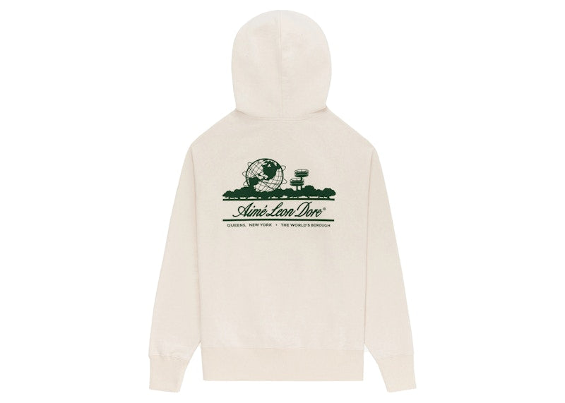 Aime Leon Dore Unisphere Hoodie Cream