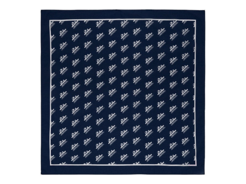 Aime Leon Dore Unisphere Repeat Print Bandana Navy/Cream