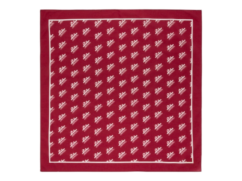 Aime Leon Dore Unisphere Repeat Print Bandana Red/Cream