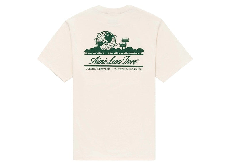 Aime Leon Dore Unisphere Short-Sleeve Tee Cream