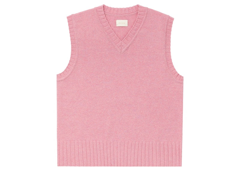 Aime Leon Dore V-Neck Sweater Vest Pink