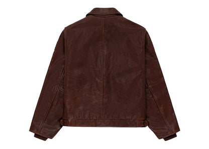 Aime Leon Dore Vanson Pony Hair Bones Jacket Brown