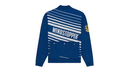 Aime Leon Dore WINDSTOPPER Striped Knit Cycling GORE-TEX Jersey Blue