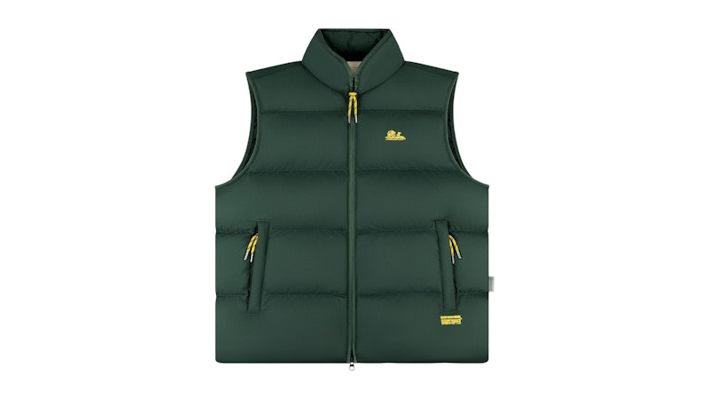 Aime Leon Dore WINDSTOPPER Unisphere Down Puffer GORE-TEX Vest Jungle Green