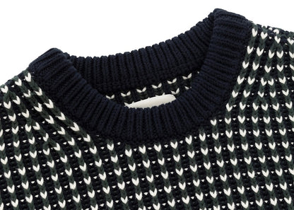 Aime Leon Dore Waffle Knit Sweater Navy