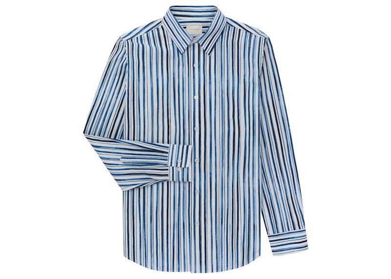 Aime Leon Dore Watercolor Shirt Blue/White