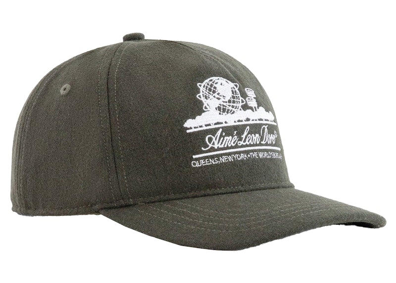 Aime Leon Dore Wool Unisphere Hat Olive