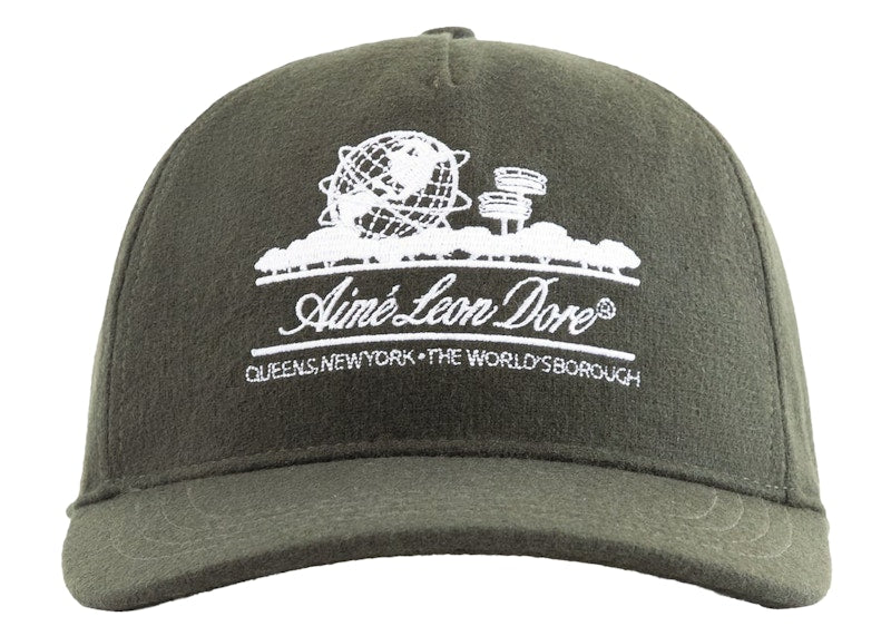 Aime Leon Dore Wool Unisphere Hat Olive