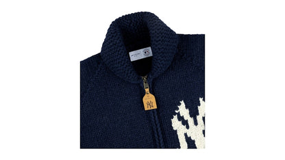 Aime Leon Dore Yankees Hand-Knit Sweater Navy/White