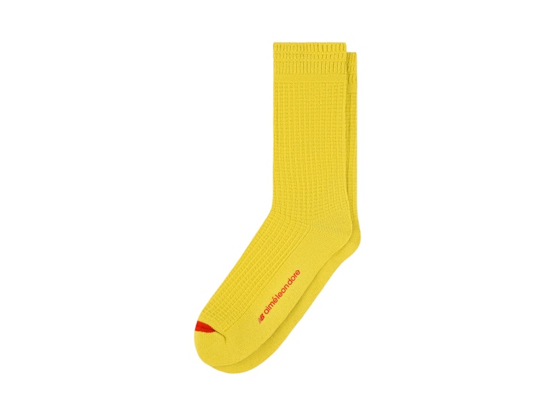 Aime Leon Dore x New Balance 991 Waffle Crew Socks Yellowtail