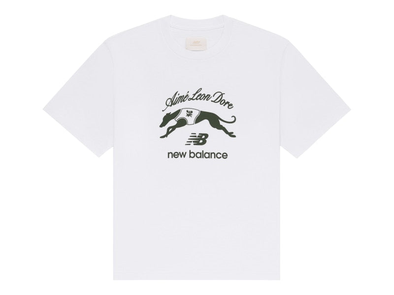 Aime Leon Dore x New Balance 997 Logo Tee White