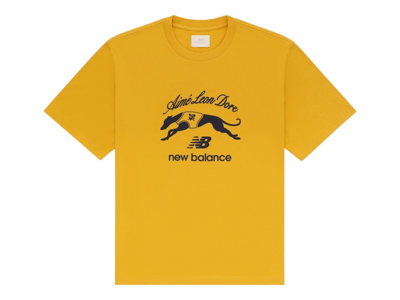 Aime Leon Dore x New Balance 997 Logo Tee Yellow