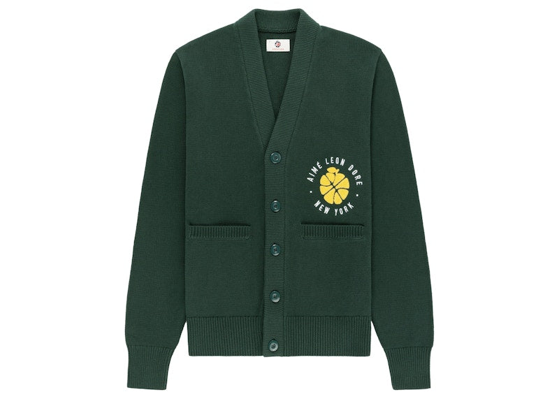 Aime Leon Dore x New Balance Knit Cardigan Green