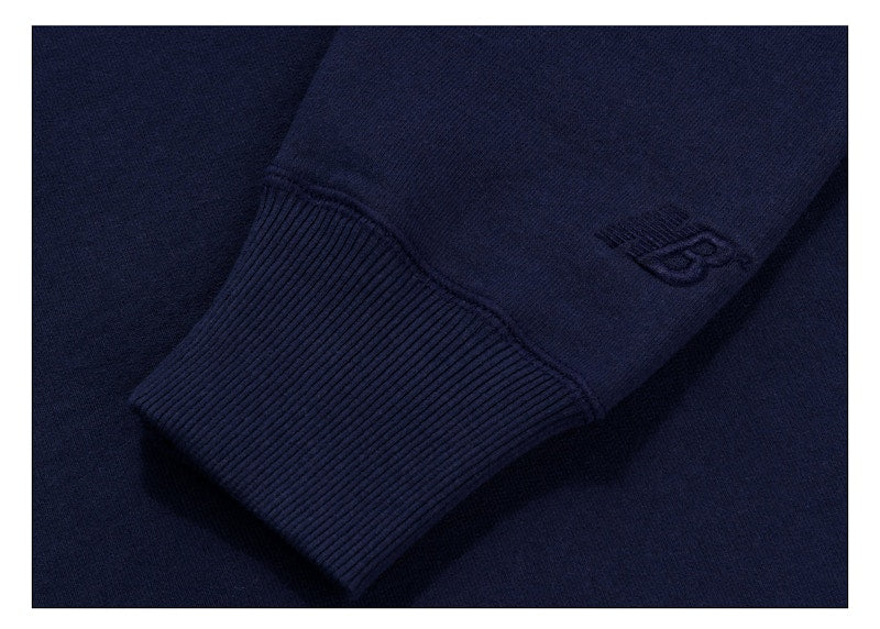 Aime Leon Dore x New Balance Logo Hoodie Blue