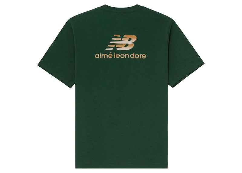 Aime Leon Dore x New Balance Logo Tee Green