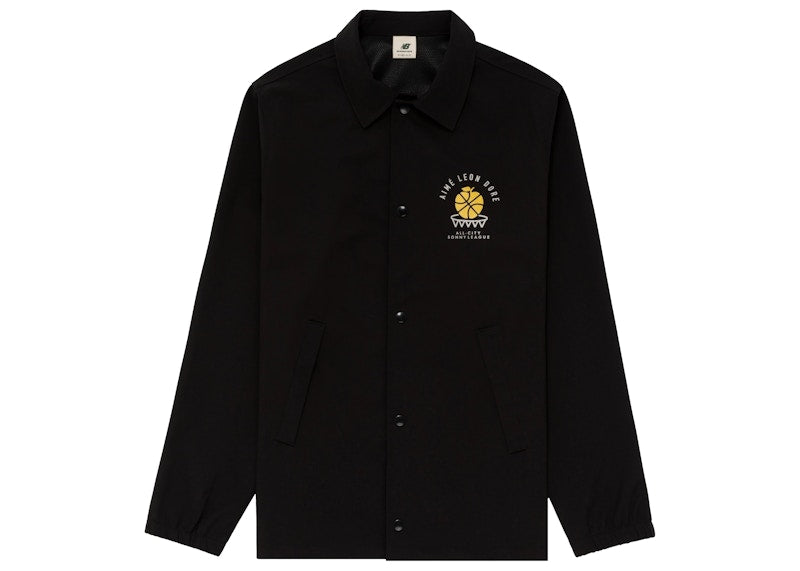 Aime Leon Dore x New Balance SONNY League Coaches Jacket Black