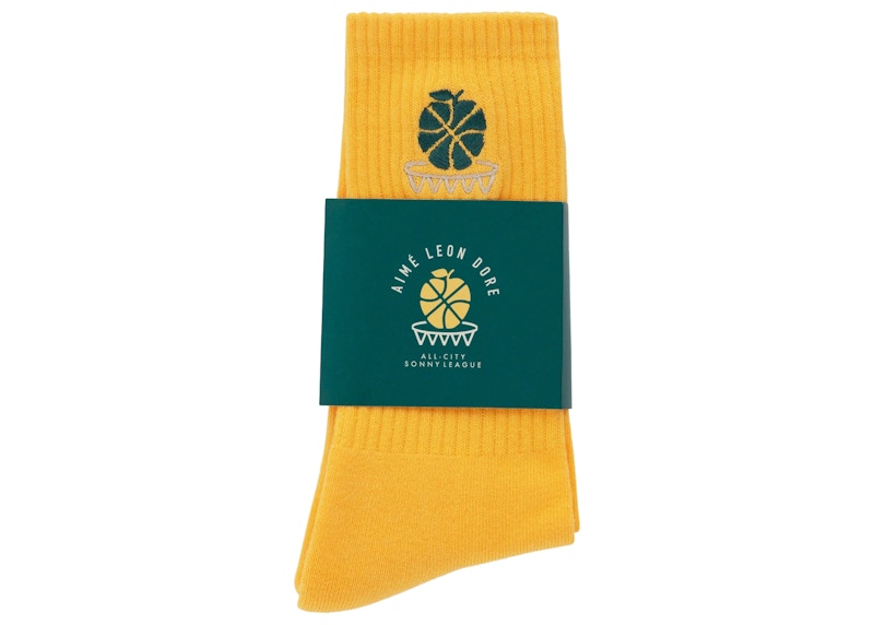 Aime Leon Dore x New Balance SONNY League Crew Socks Yellow