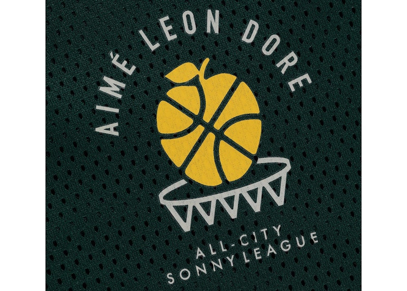 Aime Leon Dore x New Balance SONNY League Gym Shorts Green