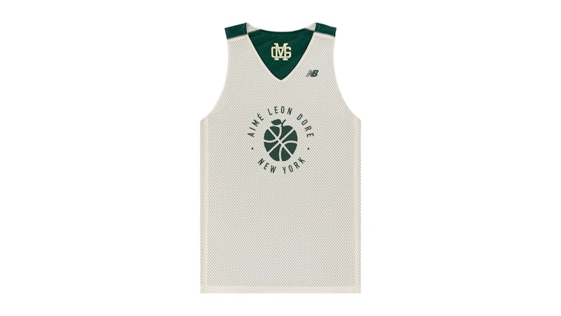 Aime Leon Dore x New Balance SONNY NY Reversible Jersey (FW25) Green/Cream
