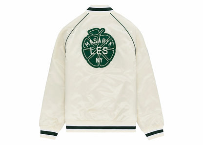 Aime Leon Dore x New Balance Sonny NY Satin Team Jacket Cream