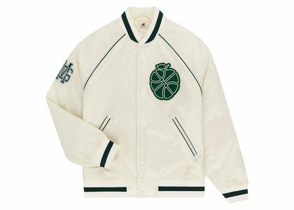 Aime Leon Dore x New Balance Sonny NY Satin Team Jacket Cream