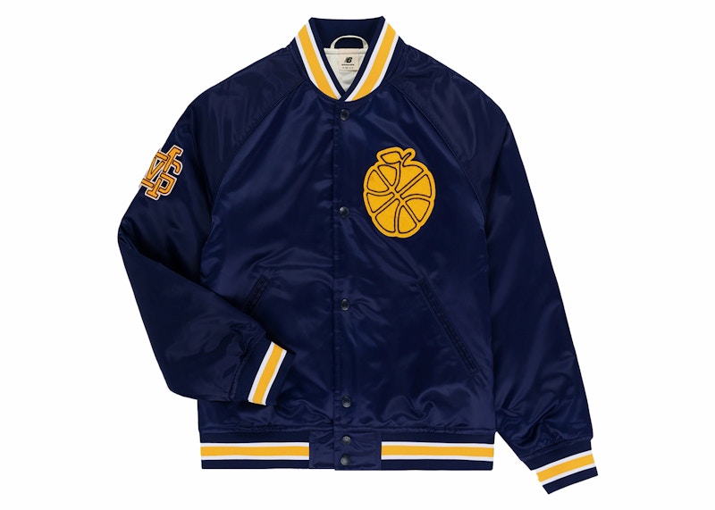 Aime Leon Dore x New Balance Sonny NY Satin Team Jacket Navy