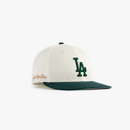 Aime Leon Dore x New Era Dodgers Hat Ivory/Dark Green