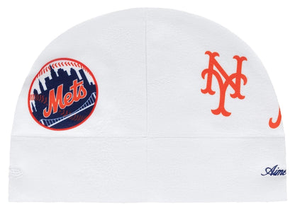 Aime Leon Dore x New Era Mets Fleece Skull Cap White