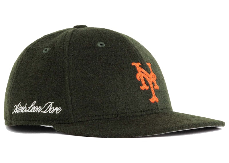 Aime Leon Dore x New Era Moleskin Mets Hat Green