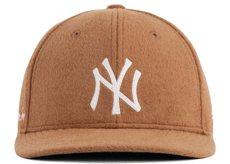 Aime Leon Dore x New Era Moleskin Yankees Hat Tan