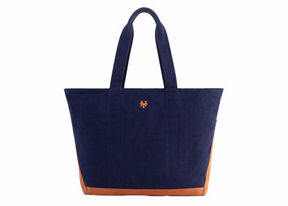Aime Leon Dore x New York Mets Canvas Tote Bag Navy/Orange