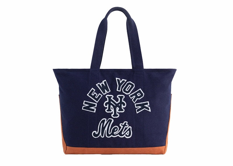 Aime Leon Dore x New York Mets Canvas Tote Bag Navy/Orange
