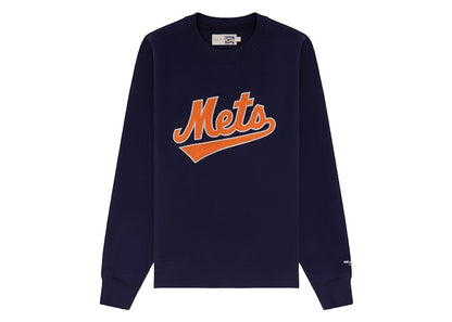 Aime Leon Dore x New York Mets Chainstitch Crewneck Sweatshirt Navy