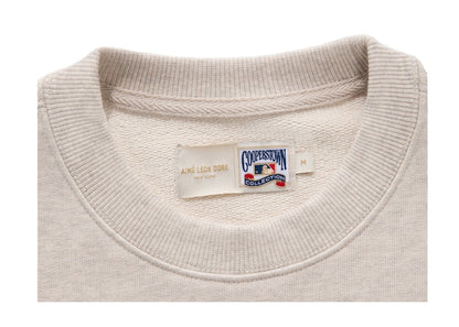 Aime Leon Dore x New York Mets Chainstitch Crewneck Sweatshirt Oatmeal Grey