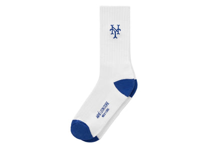Aime Leon Dore x New York Mets Crew Sock White/Navy