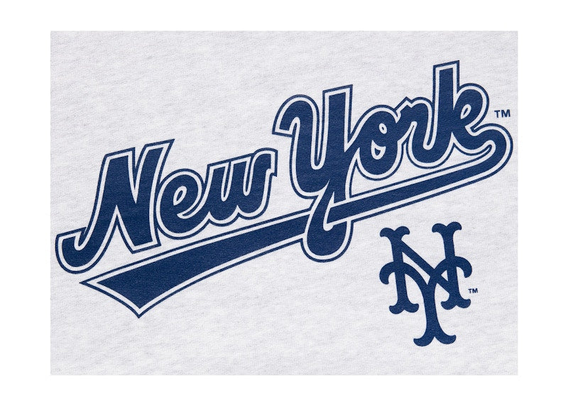 Aime Leon Dore x New York Mets Logo Hoodie Grey