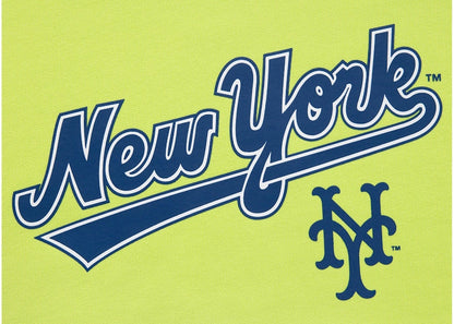 Aime Leon Dore x New York Mets Logo Hoodie Lime Green
